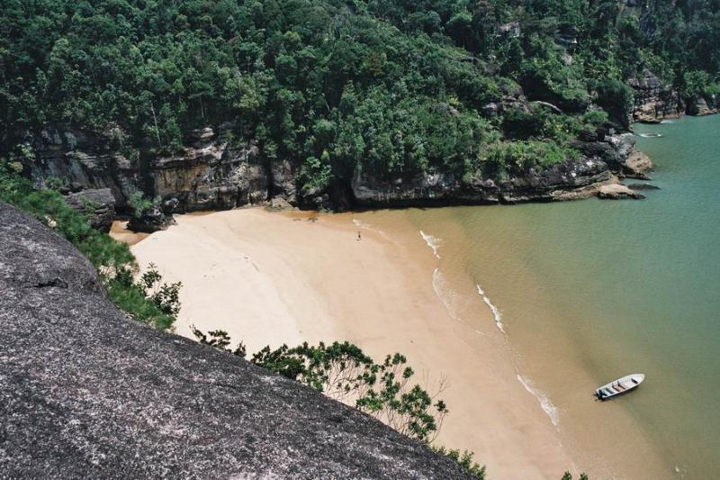 Le Parc national de Bako dans l'État du Sarawak sur l'île de Bornéo