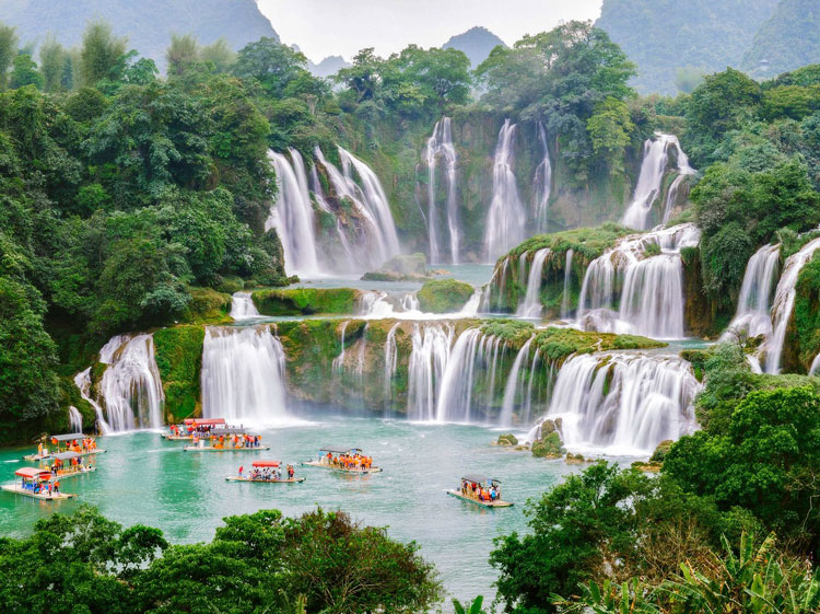 Les chutes de Ban Gioc dans la province de Cao Bang