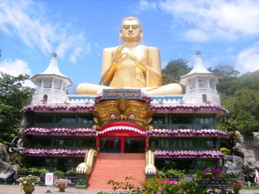 Le temple d'or de Dambulla