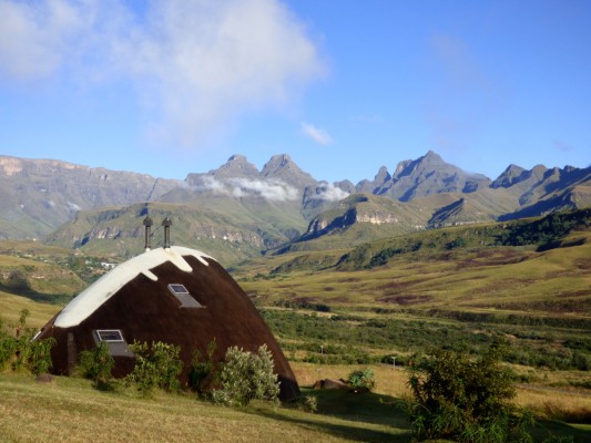 Un écolodge dans les montagnes du Drakensberg