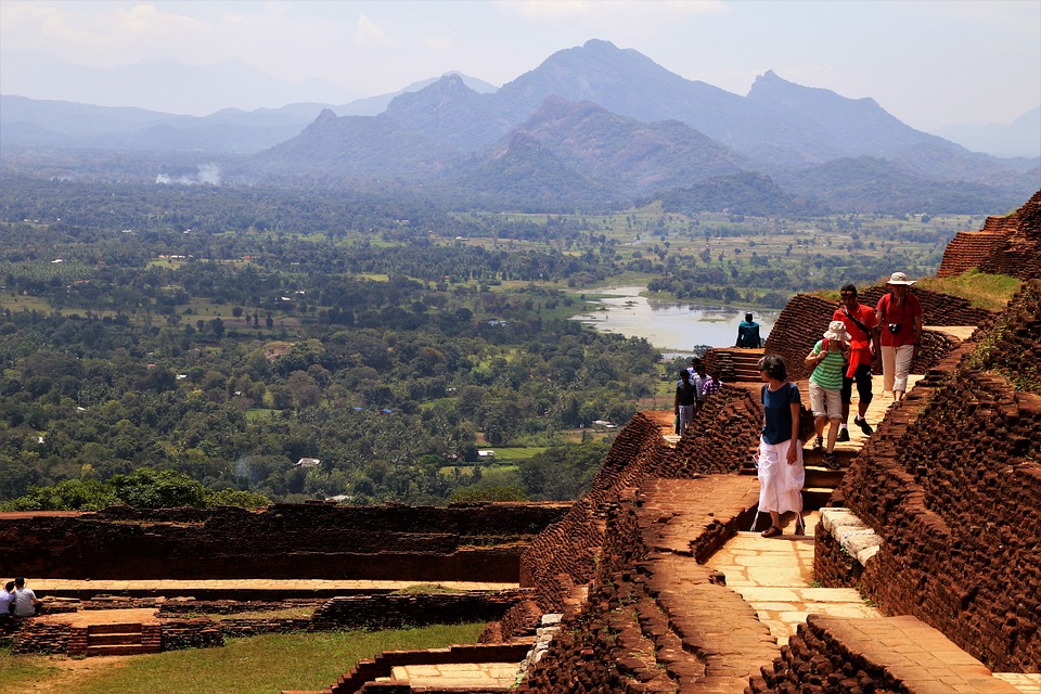 Au sommet de Sigiriya